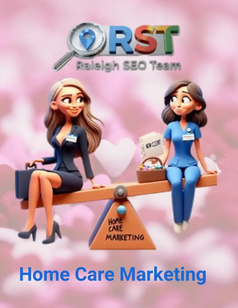 home care marketing see-saw.